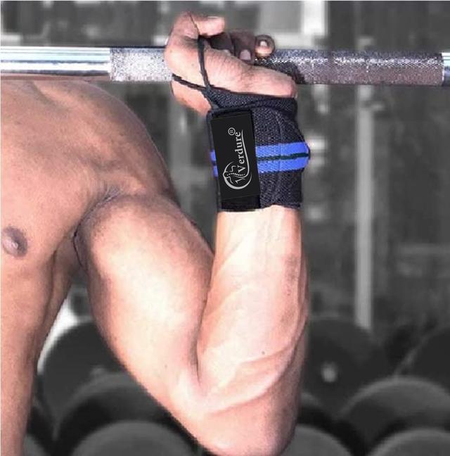 VERDURE Professional Gym Wrist Band for fitness Men Women - 1 pair